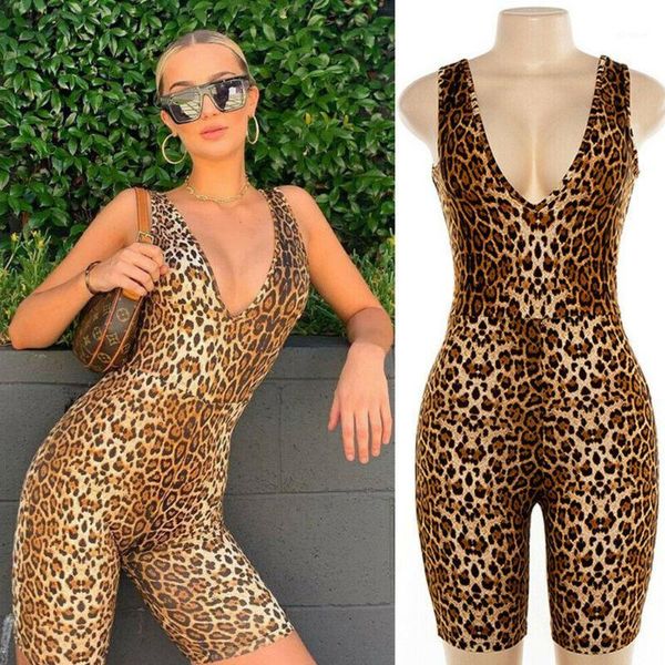 women casual summer leopard sleeveless v neck playsuit bodycon party jumpsuit short romper1, Black;white
women casual summer leopard sleeveless v neck playsuit bodycon party jumpsuit short romper1, Black;white