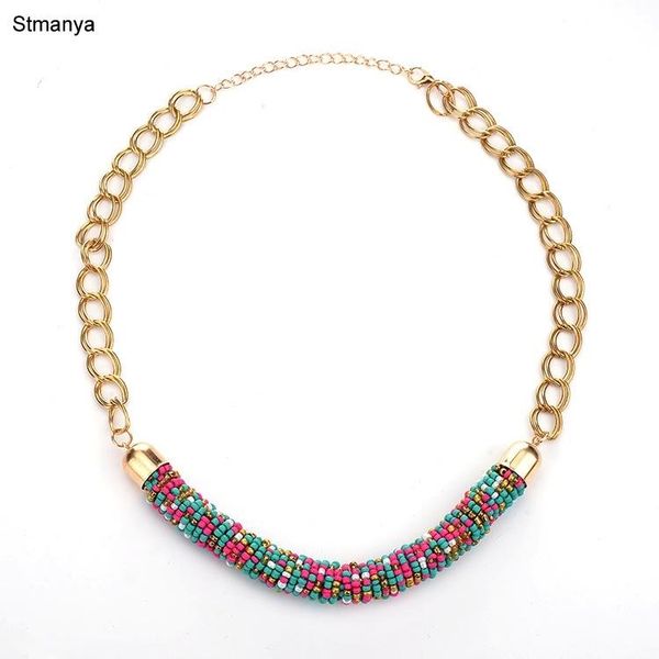 chains women fashion cute retro chain necklace multicolor bead handmade cylinder n1157, Silver
chains women fashion cute retro chain necklace multicolor bead handmade cylinder n1157, Silver