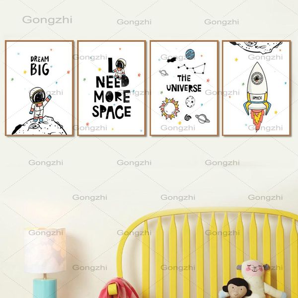 nordic wall painting cartoon canvas painting astronaut rocket planet space wall art posters and prints decor boy childrens room
nordic wall painting cartoon canvas painting astronaut rocket planet space wall art posters and prints decor boy childrens room