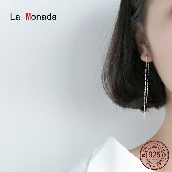 dangle & chandelier la monada long chain hang earrings for women silver minimalist tassel fine jewelry drop korean 925
dangle & chandelier la monada long chain hang earrings for women silver minimalist tassel fine jewelry drop korean 925