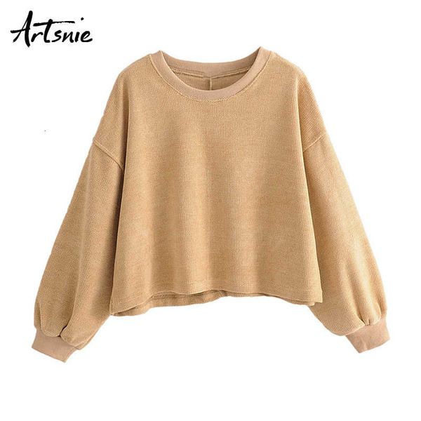 artsnie autumn khaki knitted pullovers women o neck lantern sleeve casual streetwear girls sweatshirt mujer pull femme sh190911, Black
artsnie autumn khaki knitted pullovers women o neck lantern sleeve casual streetwear girls sweatshirt mujer pull femme sh190911, Black
