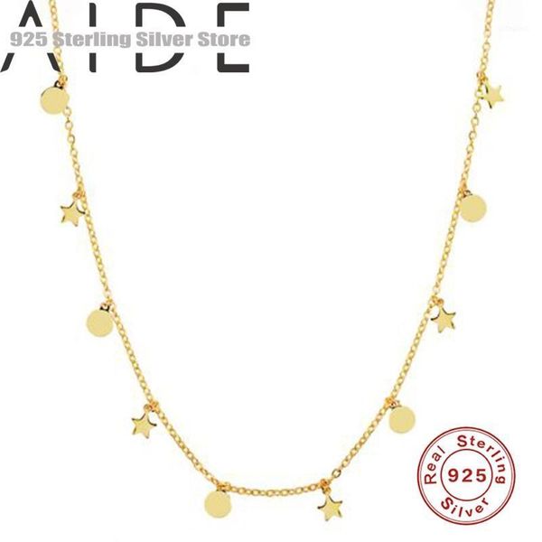 chains aide real 925 sterling silver necklace round and star small badge pendant for women jewelry chain choker collar bracele1
chains aide real 925 sterling silver necklace round and star small badge pendant for women jewelry chain choker collar bracele1