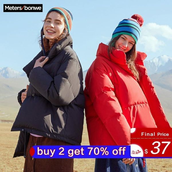 metersbonwe warm down jacket women winter warm 90% white duck down female coat winter women's down coat 738765 c1204, Black
metersbonwe warm down jacket women winter warm 90% white duck down female coat winter women's down coat 738765 c1204, Black