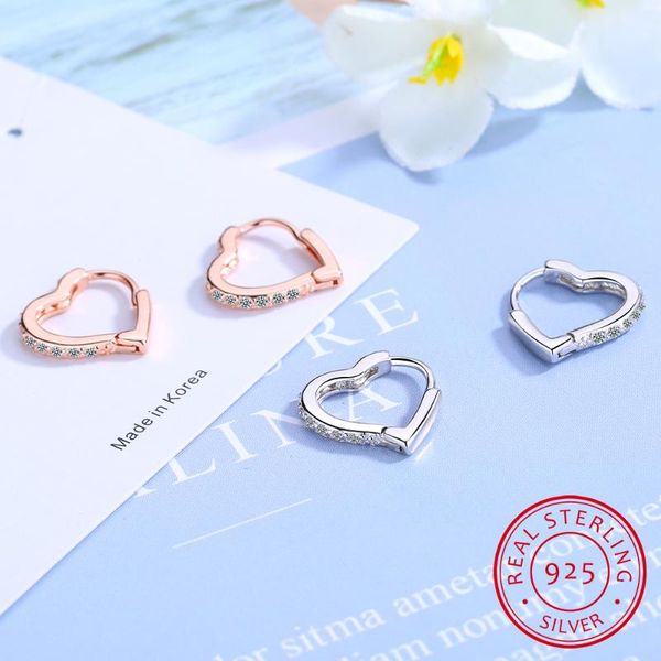 925 sterling silver heart hoop earring rose golden cz rhinestone heart earring bridesmaid ear buckle wholesale price, Golden;silver
925 sterling silver heart hoop earring rose golden cz rhinestone heart earring bridesmaid ear buckle wholesale price, Golden;silver