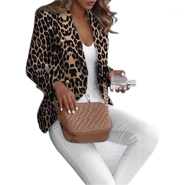 women leopard print jacket slim fit coats cardigan winter warm casual fashion office ladies long sleeves streetwear1, Black;brown
women leopard print jacket slim fit coats cardigan winter warm casual fashion office ladies long sleeves streetwear1, Black;brown