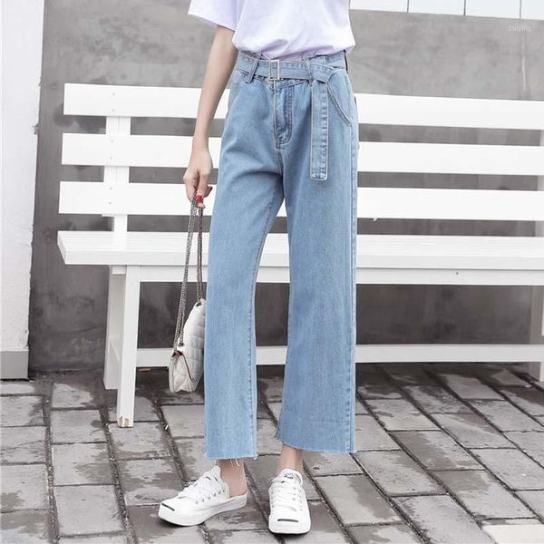 korean autumn wide leg denim pants women solid high waist jeans women casual vintage loose pockets trousers with belt long pants1, Blue
korean autumn wide leg denim pants women solid high waist jeans women casual vintage loose pockets trousers with belt long pants1, Blue