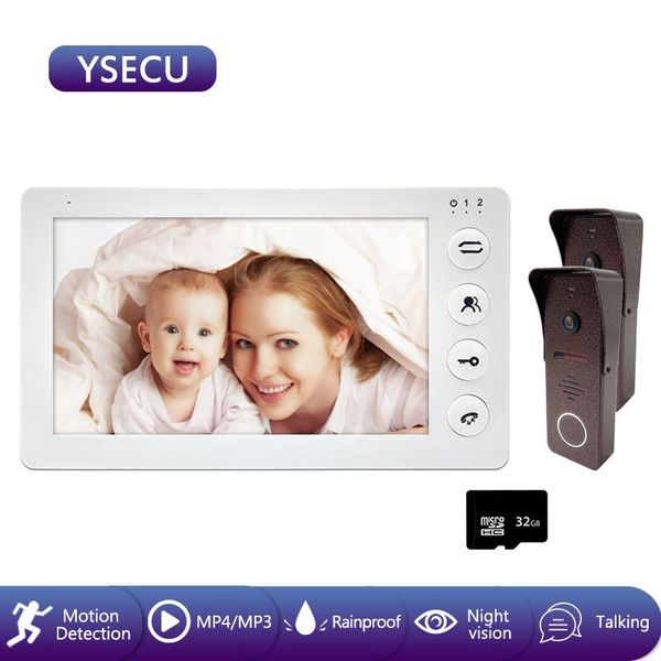 ysecu 7 inch video door phone intercom system with 2 cameras doorbell call panel wired home intercom with motion sensor 1200tvl
ysecu 7 inch video door phone intercom system with 2 cameras doorbell call panel wired home intercom with motion sensor 1200tvl
