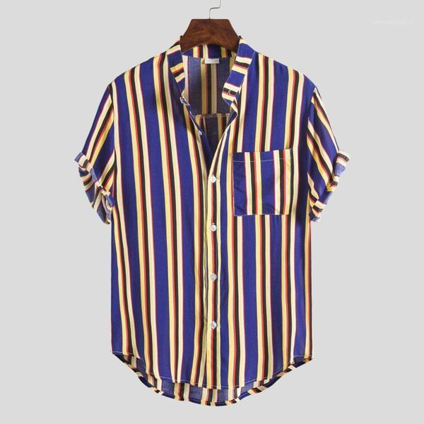 men's casual shirts 2021 men's contrast color striped thin short sleeve versatile lapel shirt1, White;black
men's casual shirts 2021 men's contrast color striped thin short sleeve versatile lapel shirt1, White;black