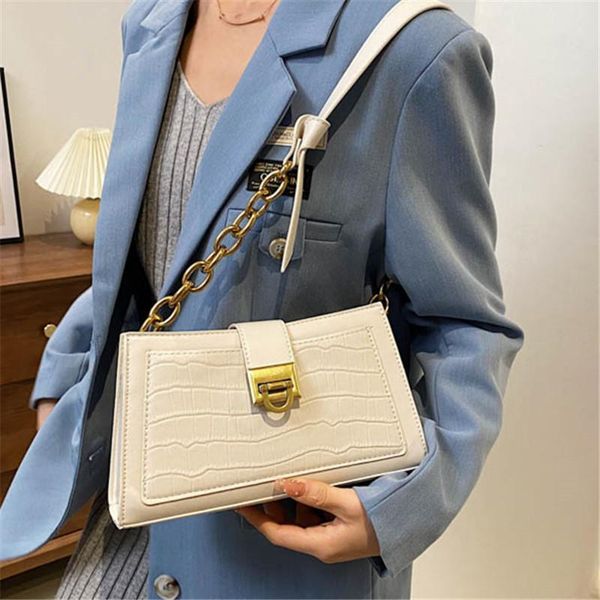trendy crocodile pattern pu leather women chain shoulder handbags ladies solid color luxury elegant small clutch bag sac a main
trendy crocodile pattern pu leather women chain shoulder handbags ladies solid color luxury elegant small clutch bag sac a main