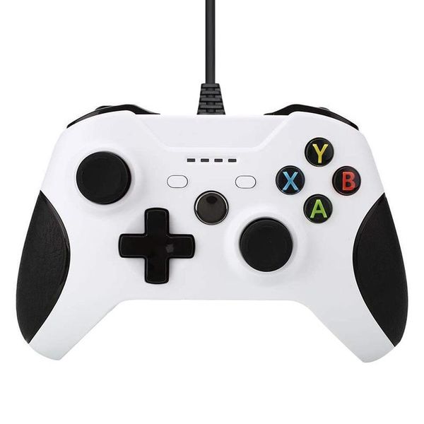 1.75m Abs Wired Game Handle Pc Lapusb Black And White Game Controller For Windows 7/8/10 For Xbox One/one S/one X