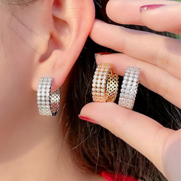 shiny hoop aaa cubic zirconia designer earrings designer copper jewelry 21mm circle silver gold full white cz earring valentines day for wom, Golden;silver
shiny hoop aaa cubic zirconia designer earrings designer copper jewelry 21mm circle silver gold full white cz earring valentines day for wom, Golden;silver