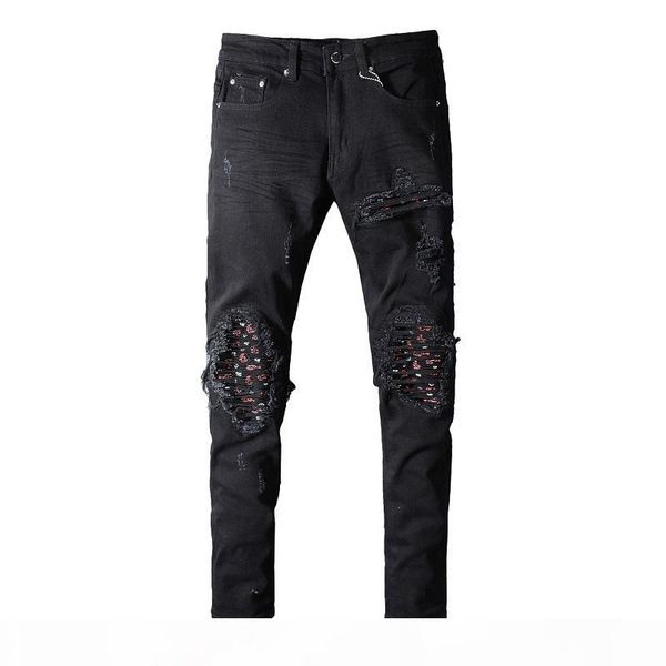classic hip hop pants jeans pants mens slim straight biker skinny denim jeans men women ripped jeans, Blue
classic hip hop pants jeans pants mens slim straight biker skinny denim jeans men women ripped jeans, Blue