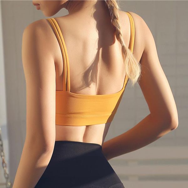 heyyoga women solid push up workout jogger bras double spaghetti straps sports bras fitness crop with removable pads, White;black
heyyoga women solid push up workout jogger bras double spaghetti straps sports bras fitness crop with removable pads, White;black