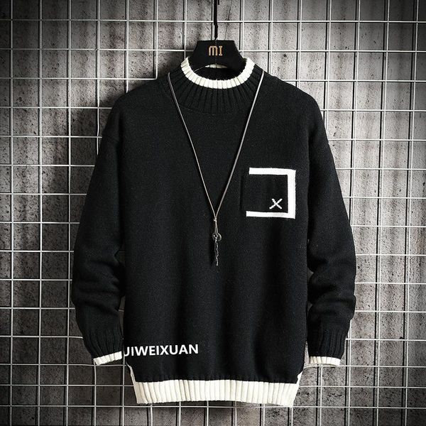 men's sweaters 2021 men's black grey long sleeves autumn winter pullover knitted o-neck plus oversize 5xl, White;black
men's sweaters 2021 men's black grey long sleeves autumn winter pullover knitted o-neck plus oversize 5xl, White;black