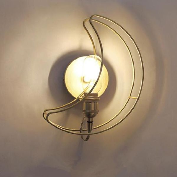 wall lamp golden shape of the moon bedside modern fashion bedroom iron aisle corridor decoration no light bulb
wall lamp golden shape of the moon bedside modern fashion bedroom iron aisle corridor decoration no light bulb