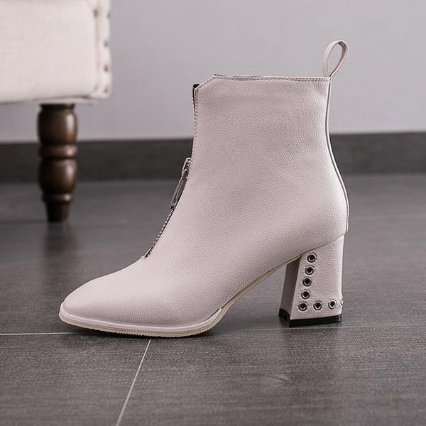 boots 2021 spring and autumn zipper rubber winter ankle women shoes square heel female footwear, Black
boots 2021 spring and autumn zipper rubber winter ankle women shoes square heel female footwear, Black