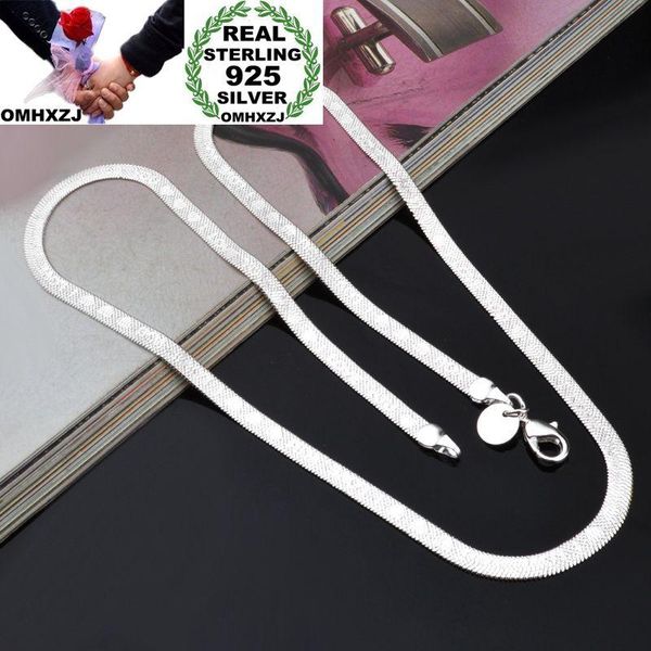 chains omhxzj wholesale personality fashion woman girl party gift silver 4mm letter chain 925 sterling necklace nc178
chains omhxzj wholesale personality fashion woman girl party gift silver 4mm letter chain 925 sterling necklace nc178