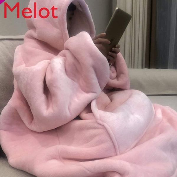 blankets warm thickened hooded blanket large pocket for adults and children polar fleece home travel
blankets warm thickened hooded blanket large pocket for adults and children polar fleece home travel