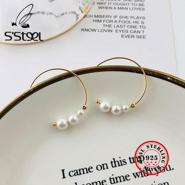 s'steel earring for women 925 sterling silver drop earring pearl earings korean gold earing boucle doreille femme fine jewellery
s'steel earring for women 925 sterling silver drop earring pearl earings korean gold earing boucle doreille femme fine jewellery