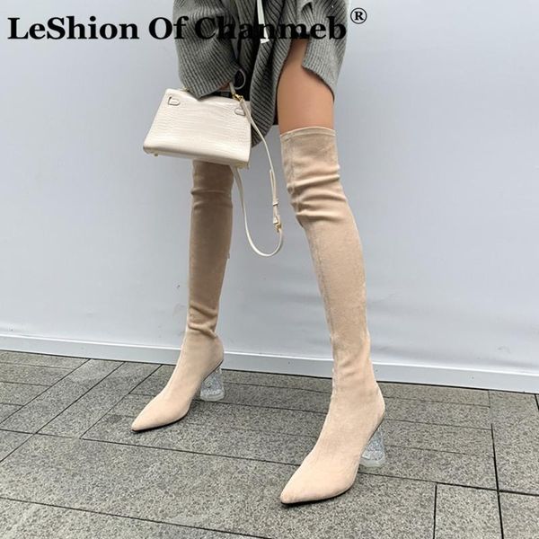 boots leshion of chanmeb stylish clear round high heeled over-the-knee stretch woman point toe winter long brand shoe lady, Black
boots leshion of chanmeb stylish clear round high heeled over-the-knee stretch woman point toe winter long brand shoe lady, Black