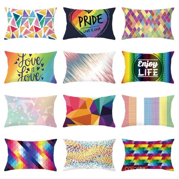 cushion/decorative pillow colorful geometric cushion cover 30x50 letter elk print throw pillows case for chair sofa home decoration short pl
cushion/decorative pillow colorful geometric cushion cover 30x50 letter elk print throw pillows case for chair sofa home decoration short pl