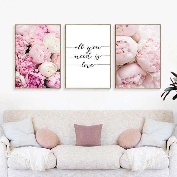 paintings scandinavian pink peony flower minimalist posters and prints canvas painting wall art pictures for nordic living room decoration 
paintings scandinavian pink peony flower minimalist posters and prints canvas painting wall art pictures for nordic living room decoration