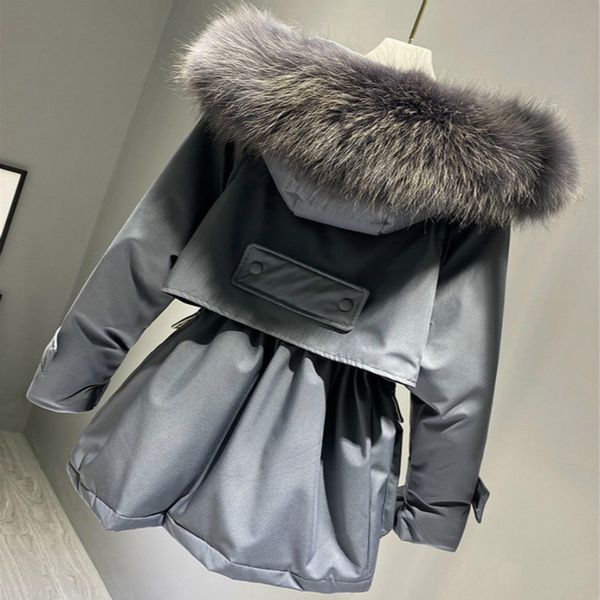 fashion hooded faux fur collar women's clothing big pocket down jacket female winter coat woman parkas casacos feminino zjt46 c1204, Black
fashion hooded faux fur collar women's clothing big pocket down jacket female winter coat woman parkas casacos feminino zjt46 c1204, Black