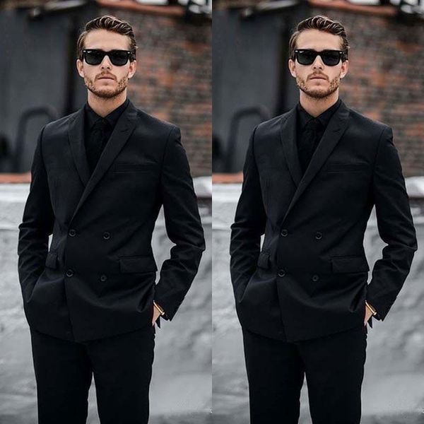 formal handsome black men's prom suits wedding groom business work wear double breasted classic fit tuxedos 2pcs jacket+pants, White;black
formal handsome black men's prom suits wedding groom business work wear double breasted classic fit tuxedos 2pcs jacket+pants, White;black