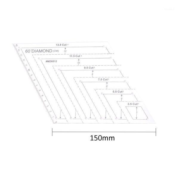 1pcs transparent plastic measuring quilting ruler diy handmade tailor sewing drawing tool striangle/hexagon quilting ruler1, Black
1pcs transparent plastic measuring quilting ruler diy handmade tailor sewing drawing tool striangle/hexagon quilting ruler1, Black