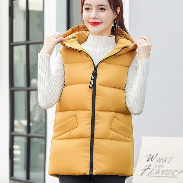 women vest jacket autumn winter 2021 casual padded warm solid hooded sleeveless waistcoat jacket size xl-6xl1, Black;white
women vest jacket autumn winter 2021 casual padded warm solid hooded sleeveless waistcoat jacket size xl-6xl1, Black;white