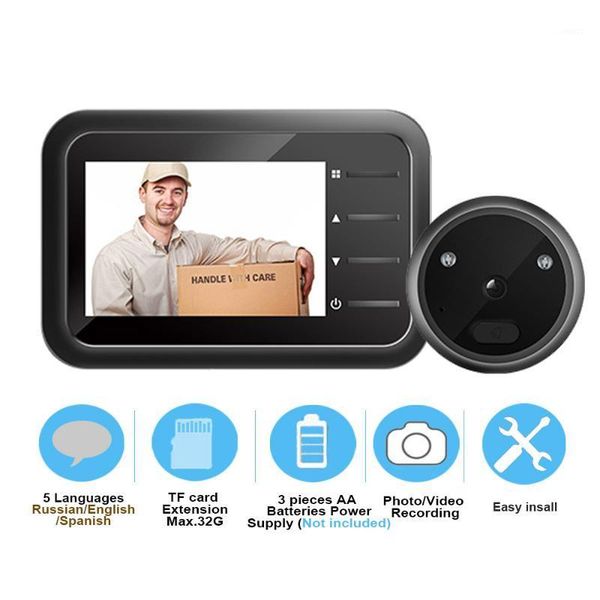 doorbells peephole video doorbell camera video-eye auto po record electronic ring night view digital door viewer home security1
doorbells peephole video doorbell camera video-eye auto po record electronic ring night view digital door viewer home security1