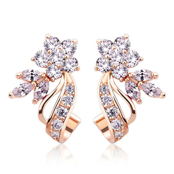 npkds korean fashion jewelry colorful cubic zircon crystal small flower cute stud earrings for women party accessories, Golden
npkds korean fashion jewelry colorful cubic zircon crystal small flower cute stud earrings for women party accessories, Golden