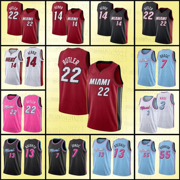 22 jimmy tyler butler herro dwyane miami heat 34 dwayne giannis wade basketball jersey bam adebayo goran robinson dragic, Black;red
22 jimmy tyler butler herro dwyane miami heat 34 dwayne giannis wade basketball jersey bam adebayo goran robinson dragic, Black;red