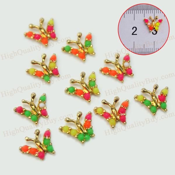 nail art decorations 10 pieces 3d butterfly design tips size 0.8x1cm diy manicure decor, Silver;gold
nail art decorations 10 pieces 3d butterfly design tips size 0.8x1cm diy manicure decor, Silver;gold