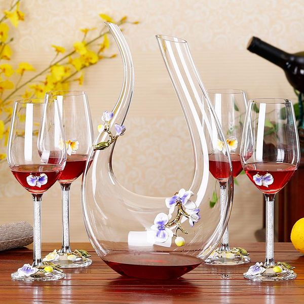 enameled wine glass crystal goblet goblet wine glass decanter set of high end wedding gifts enameled wine jllgzi
enameled wine glass crystal goblet goblet wine glass decanter set of high end wedding gifts enameled wine jllgzi