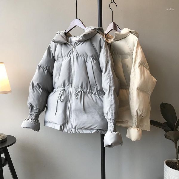 hooded cotton padded women's 2019 winter new cuffed cowbead drawstring bakery student coat women winter jacket coat1, Black
hooded cotton padded women's 2019 winter new cuffed cowbead drawstring bakery student coat women winter jacket coat1, Black