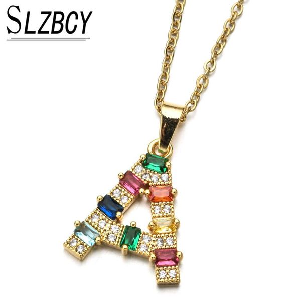 luxury colorful zircon english letter pendant necklaces women golden stainless steel initial necklace choker wedding jewelry, Silver
luxury colorful zircon english letter pendant necklaces women golden stainless steel initial necklace choker wedding jewelry, Silver