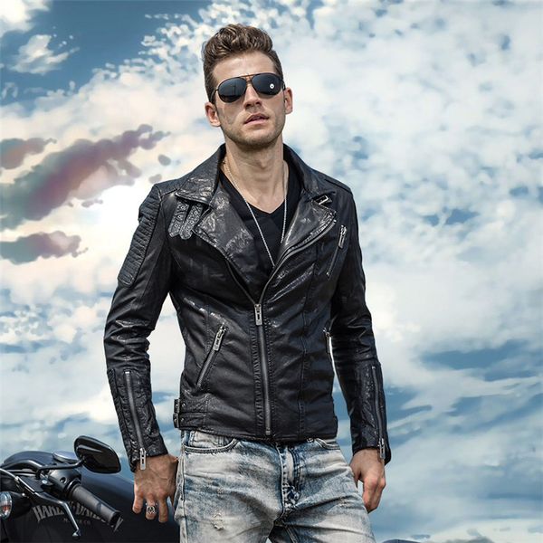 jacket men's spring genuine leather jackets sheep fur coats big size 5xl wxf50 4exs, Black
jacket men's spring genuine leather jackets sheep fur coats big size 5xl wxf50 4exs, Black