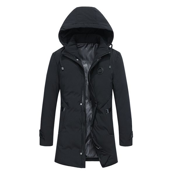 cotton-quilted long clothes with thick winter hood down casual warm men's fashion new jacket 2020 shvx, Black
cotton-quilted long clothes with thick winter hood down casual warm men's fashion new jacket 2020 shvx, Black