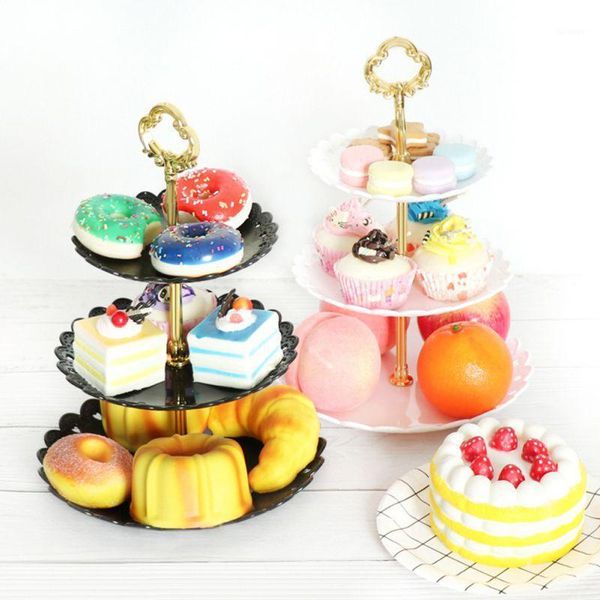 3 tier plastic fruit plate cake stand afternoon wedding plates tableware dessert vegetable storage rack birthday party decor1
3 tier plastic fruit plate cake stand afternoon wedding plates tableware dessert vegetable storage rack birthday party decor1