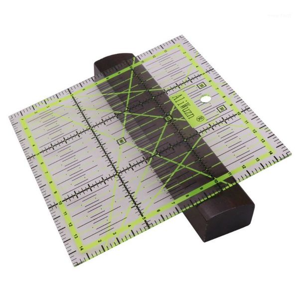 1 pcs diy hand too patchwork ruler home garden arts crafts sewing needle arts craft sewing tools accessory 15 * 15*0.2cm1, Black
1 pcs diy hand too patchwork ruler home garden arts crafts sewing needle arts craft sewing tools accessory 15 * 15*0.2cm1, Black