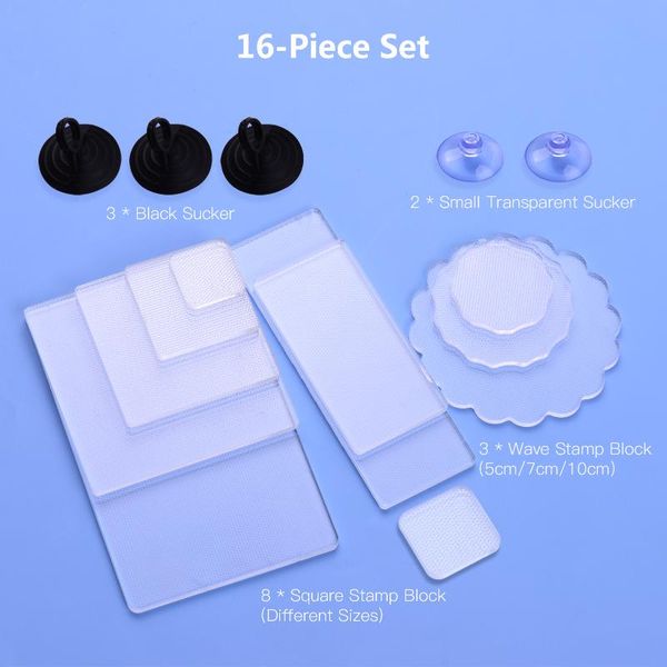 gift sets transparent acrylic stamp blocks handle block tools with suckers for diy scrapbooking journal diary po decoration
gift sets transparent acrylic stamp blocks handle block tools with suckers for diy scrapbooking journal diary po decoration