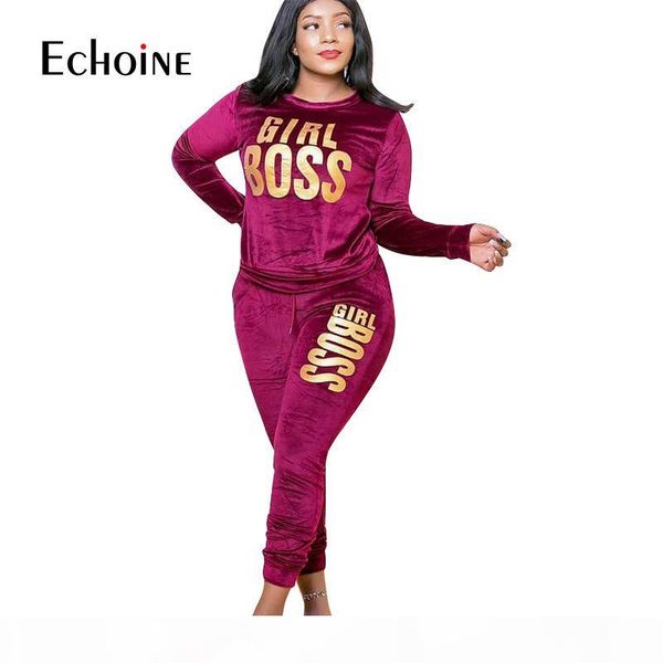 echoine women letter print autumn velvet set sweatshirt jogger pants suit tracksuit two piece set fitness outfit plus size, Gray
echoine women letter print autumn velvet set sweatshirt jogger pants suit tracksuit two piece set fitness outfit plus size, Gray