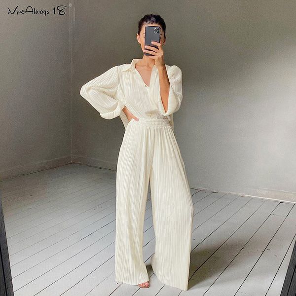 mnealways18 beige pleated wide leg pants women's pants fashion casual loose trousers office lady elegant long palazzo pants 201106, Black;white
mnealways18 beige pleated wide leg pants women's pants fashion casual loose trousers office lady elegant long palazzo pants 201106, Black;white