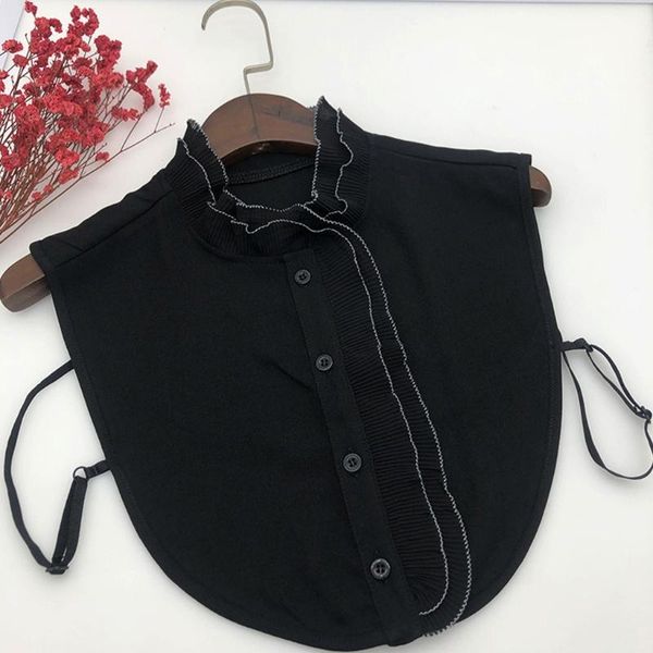women elegant irregular wrinkled ruffles stand-up false fake collar button down layered detachable half shirt dickey, Blue;purple
women elegant irregular wrinkled ruffles stand-up false fake collar button down layered detachable half shirt dickey, Blue;purple