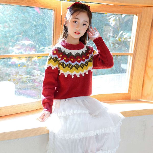 girls' autumn new korean children's clothing 120-170 printed round neck ball sweater pullover, Blue
girls' autumn new korean children's clothing 120-170 printed round neck ball sweater pullover, Blue