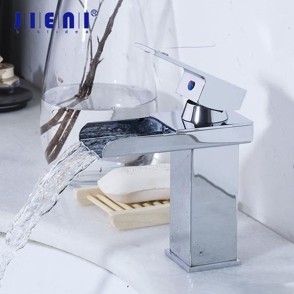 bathroom sink faucets jieni basin faucet tap mixer waterfall chrome brass polish & cold water mixer1
bathroom sink faucets jieni basin faucet tap mixer waterfall chrome brass polish & cold water mixer1