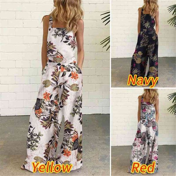 jumpsuit women pants fashion floral print sleeveless overalls jumpsuit casual loosen solid color elegant woman jumpsuits, Black;white
jumpsuit women pants fashion floral print sleeveless overalls jumpsuit casual loosen solid color elegant woman jumpsuits, Black;white
