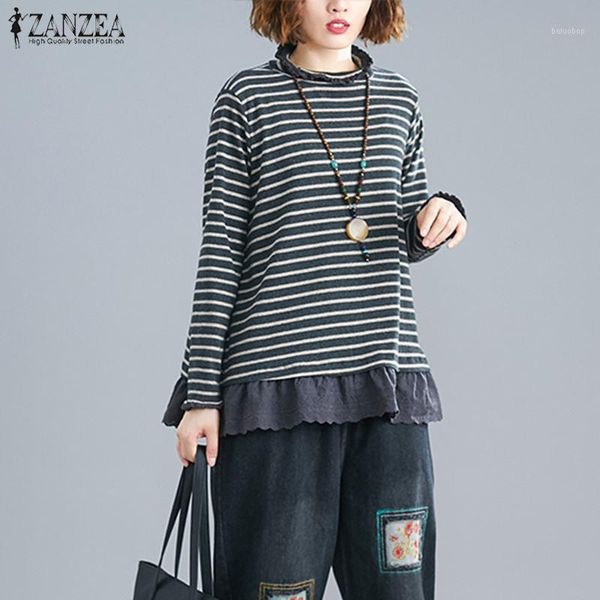 plus size tunic women striped blouse zanzea fashion 2020 spring pullovers casual long sleeve female lace patchwork blusas 71, White
plus size tunic women striped blouse zanzea fashion 2020 spring pullovers casual long sleeve female lace patchwork blusas 71, White