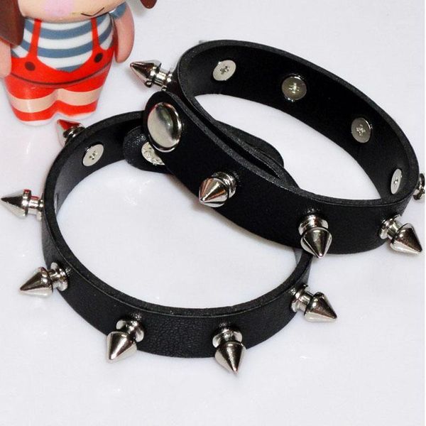 punk rock cuspidal spikes rivet cone stud bracelet vintage hiphop adjustable snap button charm bracelets & bangles for women1, Golden;silver
punk rock cuspidal spikes rivet cone stud bracelet vintage hiphop adjustable snap button charm bracelets & bangles for women1, Golden;silver